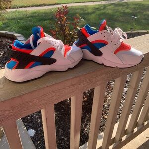 Nike Red and Blue Athletic Shoes